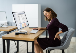 Workspace Adjustments to Prevent Pain in Lower Right Back